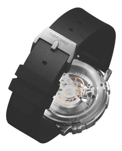 Reloj Ciga Design M-series Magician Automático Titanium Correa Glowing Black