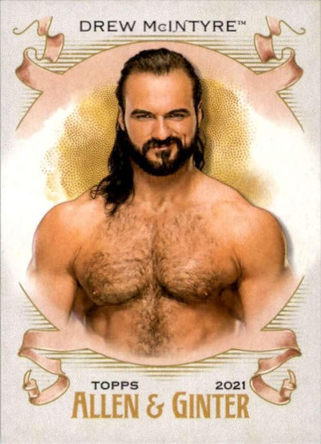 2021 Topps Heritage Wwe Allen Y Ginter Ag-9 Drew Mcintyre Wr