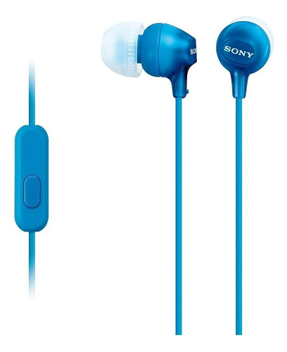 Receptor De Oído Interno Sellado Sony Mdr-ex15ap / Li Blue