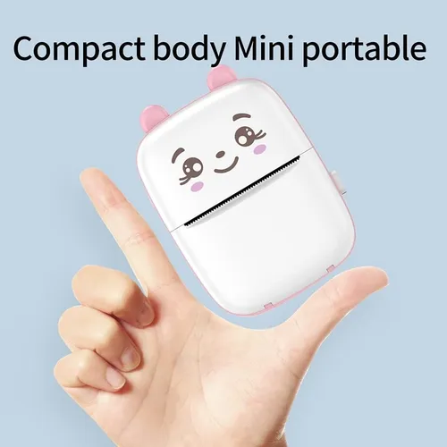 Mini Impresora Térmica Portátil Gatita Bluetooth