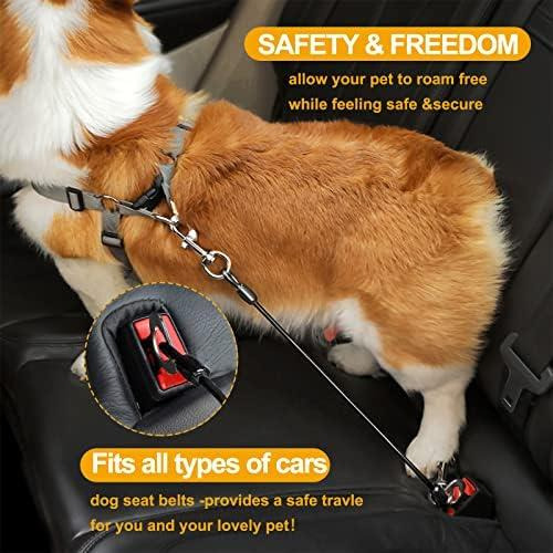 Arnés Auto Para Perro, Cinturón Seguro Y Ajustable