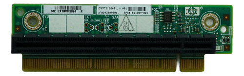 511809-001 Hp Pci-ex16 Riser Board For Dl120 G6 G7 Dl160 G6 (Usado)