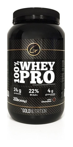 Proteina Whey Protein 100% Whey Pro Gold Nutrition 2 Lb