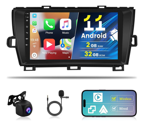Radio Toyota Prius (lhd) Android 11 Car Estéreo 2010-2015