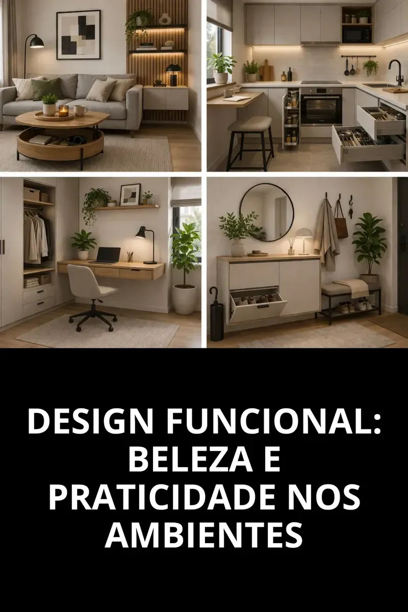 Design Funcional: Beleza E Praticidade Nos Ambientes