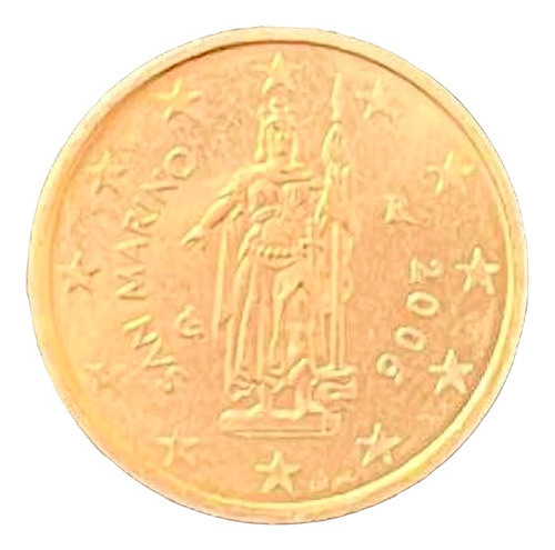 San Marino - 2 Euro Cents - Año 2006 - Km #441 - Escultura