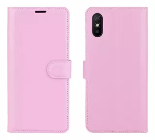 Capa Capinha Carteira Flip Rosa Claro Para Galaxy S8 Plus