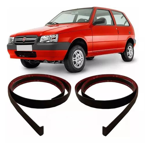 Jogo de Friso Fiat Uno 11 a 18 Tipo Borrachão - Connect Parts