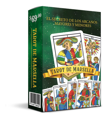 Tarot De Marsella +hoja De Manual Y Instrucciones 