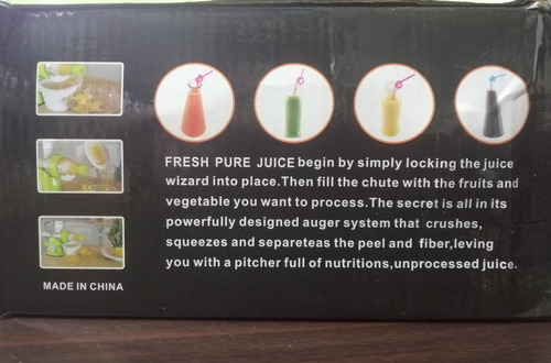 Extractor De Jugos Manual Multifuncional
