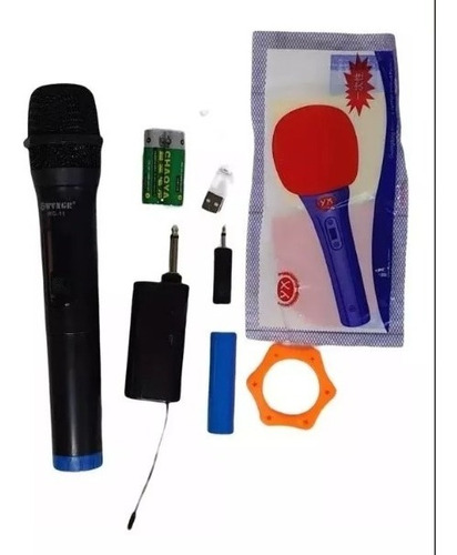 Micrófono Inalámbrico Wireless Karaoke Led Wg-11 *itech Shop