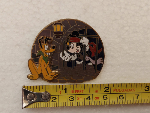 Pin Mickey Mouse Y Pluto Disneyland Año 2009 (Usado)