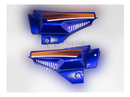 Imagen 1 de 2 de Tapa Lateral Para Moto Gl Con Chapa Azul 