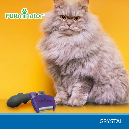 Imagen 5 de 8 de Furminator Cepillo Pelo Corto M/l Gato Mediano Grande