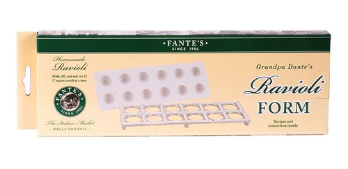 Imagen 6 de 9 de Molde Para Hacer Una Docena De Ravioles Fantes