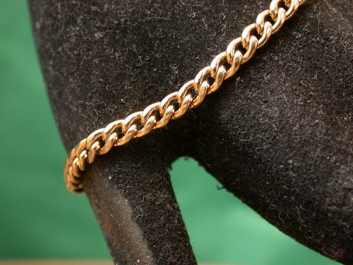 Luli Pulsera Enchapado Oro 18k Unisex Modelo Grumette