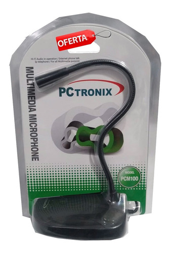 Microfono Pedestal Pctronix Pcm100 Pluj 3.5 Par Pc