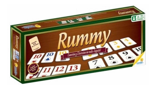 Juego Fichas Rummy Ronda Mesa Cadaques