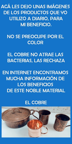 Imagen 8 de 8 de Juego Pailas De CobrePailas De Huevo Panquequero Cazuelera