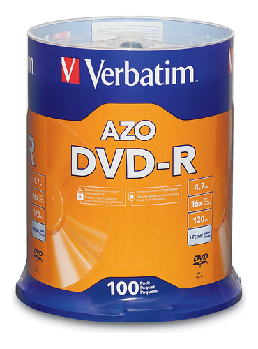 Discos Vírgenes Dvd-r Azo Dye 4.7gb 16x Disco Grabable...