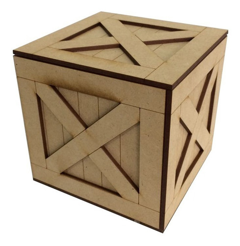 5 Cajas Mdf 20 X 20 X 20 Recuerdito Dulcero Alhajero Export