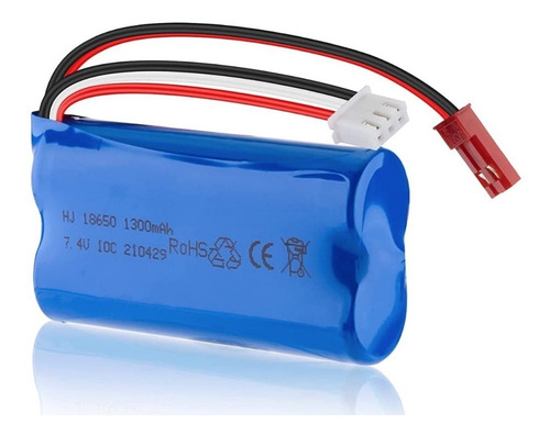 Bateria Li 1300mah 7.4v 2s 15c Jst Turnigy Robotica Rc 