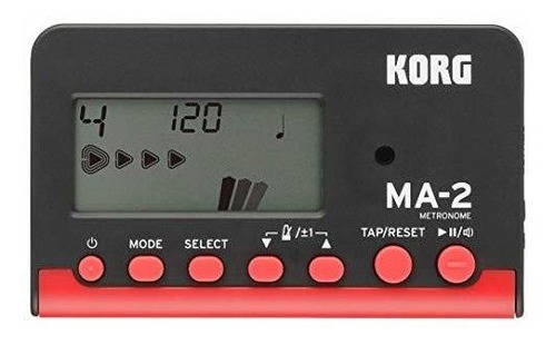 Korg Ma-2 - Metronomo Compacto Color Rojo