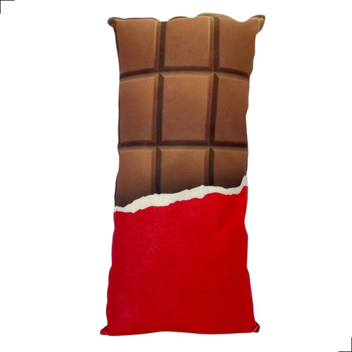 Almofada Decorativa Comida Barra De Chocolate Cheia  Alm06
