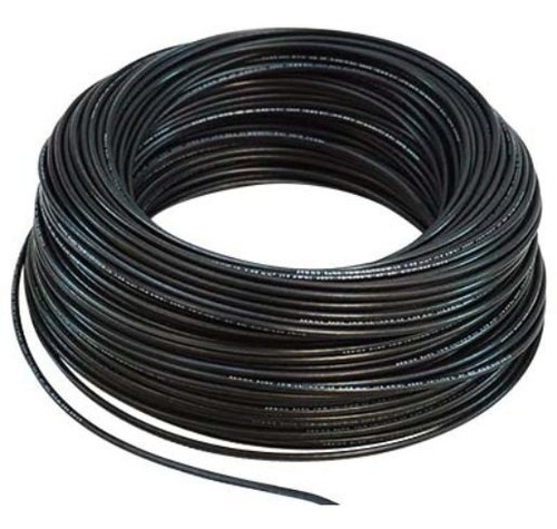 Imagen 1 de 5 de Cable Eléctrico Thhw Negro Calibre 8 100 Metros Argos 110008