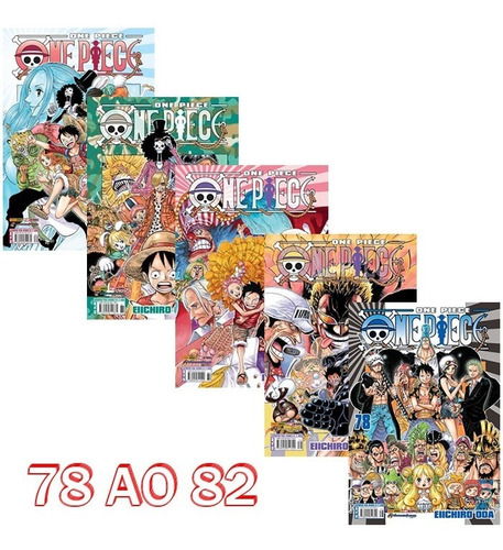 One Piece 78 Ao 82! Mangá Panini! Novo E Lacrado!