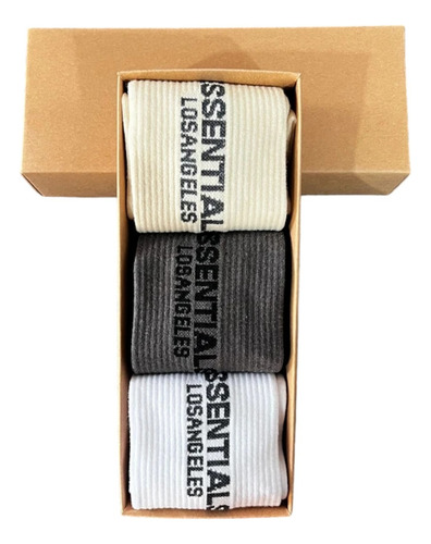 Set 3 Socks Essential 500 3/4 Unitalla Unisex 