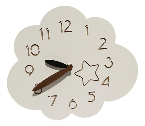 Reloj De Pared Con Diseño De, Con Patrón De Estrellas