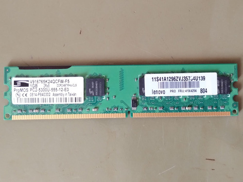Memória Ram Promos 1gb Ddr2 667 Pc5300/ Desktop (Usado)