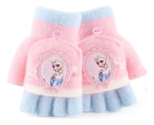 Frozen Guantes Mitones Anna, Elsa, Olaf Invierno Niña 2023