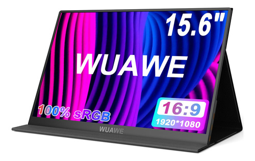 Wuawe Monitor Portátil De 15.6 Pulgadas, P 72% Ntsc 100% S.
