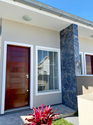 Imagem 5 de 30 de Belíssima Casa Geminada Nova Em Forquilhas! - 4629