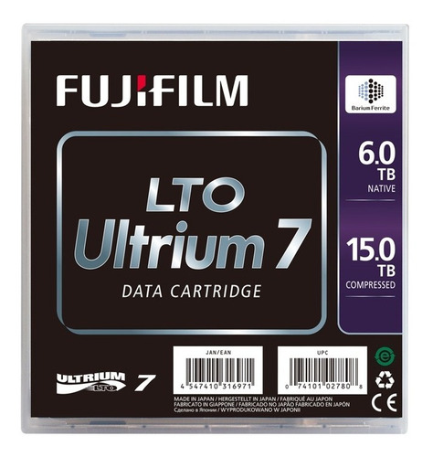 Imagen 1 de 3 de Cinta Categoría Lto7 Marca Fujitsu Para Backups Nueva