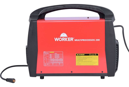 Máquina Para Solda Multiprocessos 200a Worker