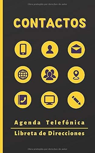 Contactos Agenda Telefonica And Libreta De..., De Blocs, Inspi. Editorial Independently Published En Español