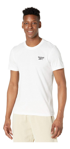 Playera Gráfica Reebok Training Essentials, Blanco, 2xl