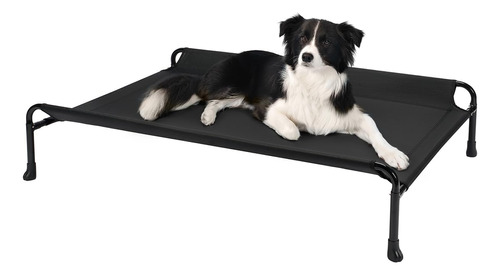 Veehoo Cwc - Cama Elevada Para Perros Con Barandilla Y Repo.