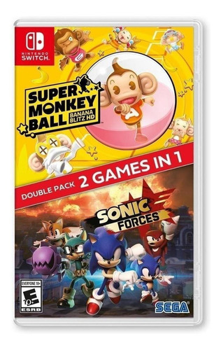 2 Juegos En 1 Nintendo Switch Super Monkeyball Y Sonic Force