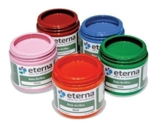 Imagen 4 de 6 de Base Acrilica - Eterna 200 Cc Rojo Fuego - Xion Store