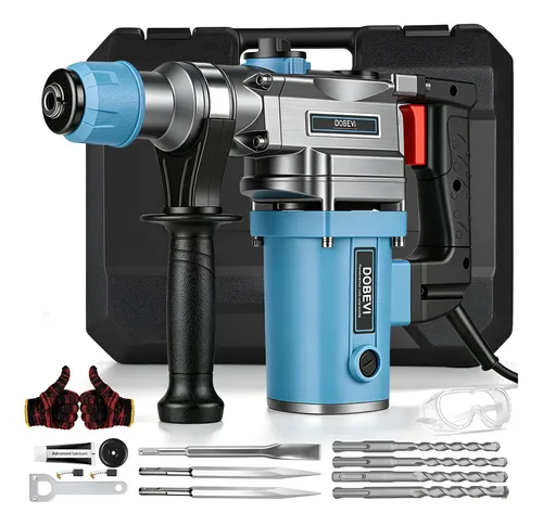 Martelete Perfurador Rompedor Professional Dobevi Azul-aço 110V
