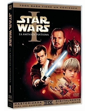 Star Wars La Amenaza Fantasma Episodio 1 Pelicula Dvd