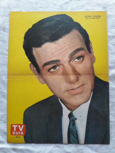 Poster Revista Tv Guia N° 51 Michael Connors La Cuerda Floja