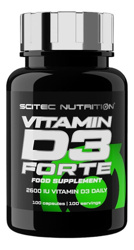 Vitamina D3 Forte (2.500 Ui) 100 Cápsulas  Scitec Nutrition