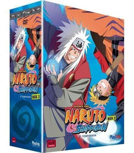 DVD Naruto Shippuden Box 2 Temporada 2 5 discos