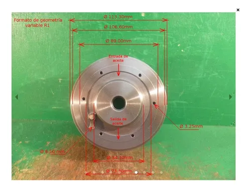 Conjunto Central Turbo Td2503 Para Alfa Romeo 156 2.4 Jtd
