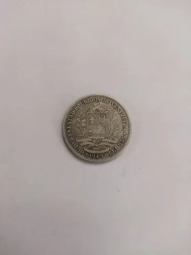 Moneda 2 Bolivares De Plata (Usado)